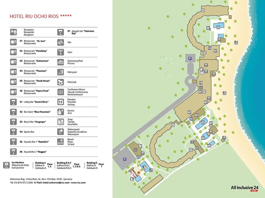 Ocho Rios Resort Map