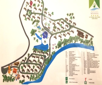 Arenal Manoa Resort Hotel & Hot Springs Map Layout