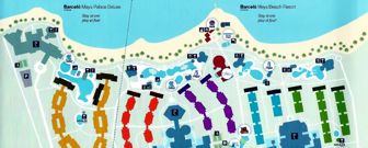 Barcelo Maya Tropical Resort Map Layout