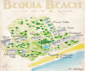 Bequia Beach Hotel Map Layout