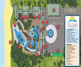Bijao Beach Resort Map Layout