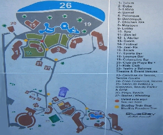 BlueBay Grand Esmeralda Resort Map Layout