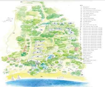 East Winds Resort Map Layout