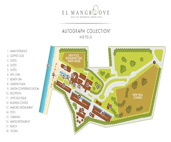 El Mangroove, Autograph Collection Map Layout