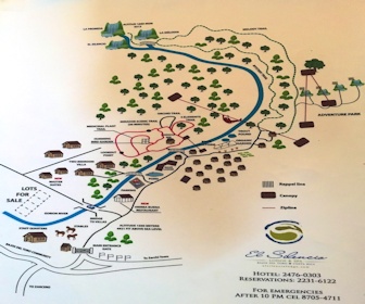 El Silencio Lodge & Spa Map Layout