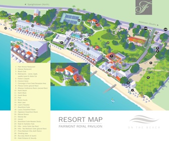 Fairmont Royal Pavilion Resort Map Layout