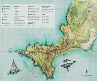 Four Seasons Resort Costa Rica at Peninsula Papagayo Map Layout
