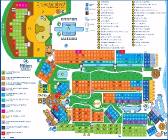 Hilton Playa Del Carmen Resort Map layout