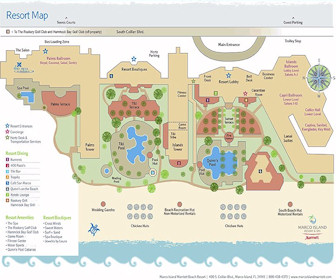 Marco Island Marriott Beach Resort Map Layout
