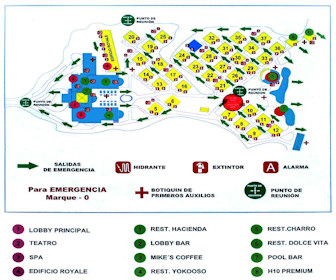 Ocean Maya Royal Resort Map Layout