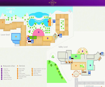 Playacar Palace Resort Map Layout