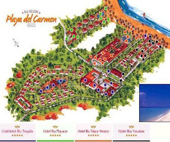 RIU Complex Resort Map Layout