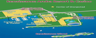 Renaissance Wind Creek Aruba Resort Map layout