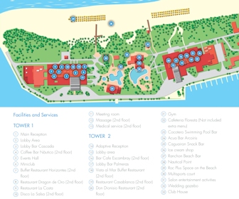 Roc Varadero Resort Map Layout