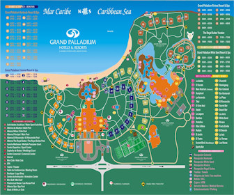 Royal Suites Yucatan by Paladium Resort Map Layout