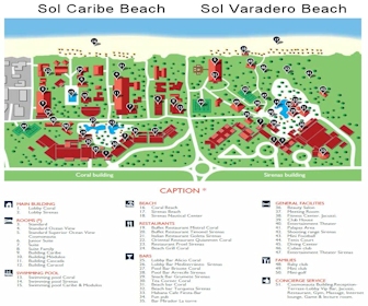 Sol Caribe Beach Resort Map Layout