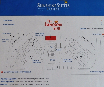 Sunshine Suites Resort Map Layout
