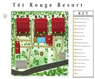Tet Rouge Resort Map Layout