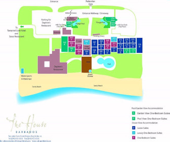 The House by Elegant Hotels Resort Map Layout