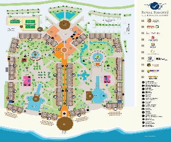 The Royal Haciendas All Suites Resort & Spa Map Layout