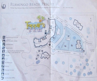 Hilton Vacation Club Flamingo Beach St. Maarten Resort Map Layout