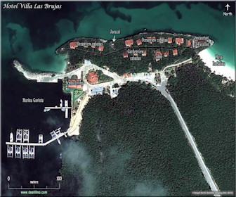 Villa Las Brujas Resort Map Layout