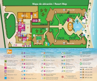 Viva Wyndham Azteca Resort Map Layout
