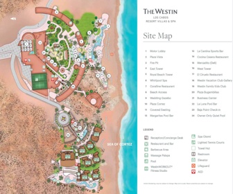 The Westin Los Cabos Resort Villas & Spa Map Layout