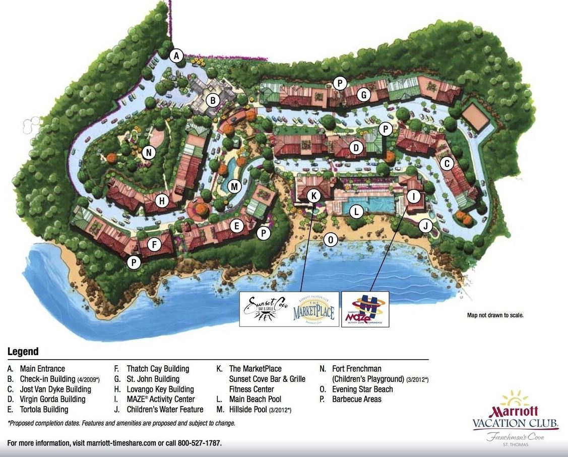 Resort Map | Marriott Frenchman's Cove | U.S.V.I