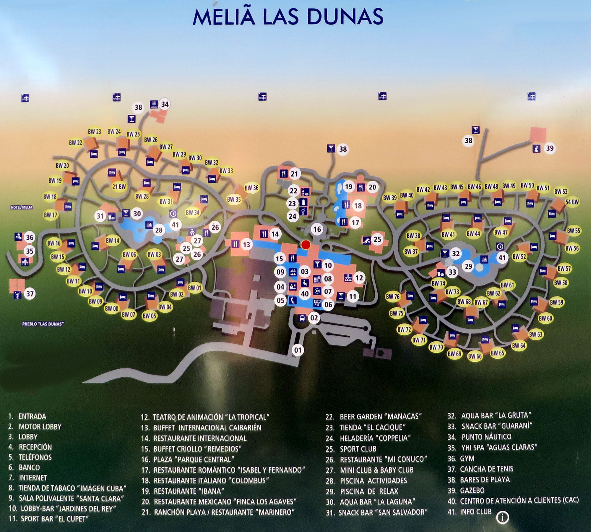 Map MeliaLasDunas CayoSantaMaria 