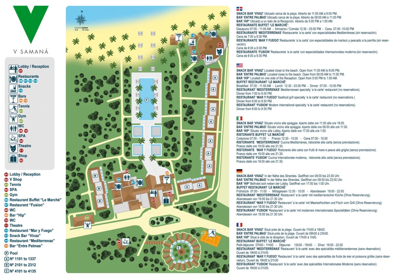 Resort Map | Viva Wyndham V Samana | Samana, D.R.