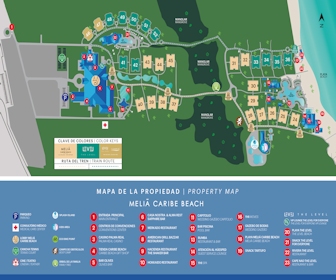 Resort Map | Melia Caribe Beach Resort | Punta Cana, D.R.