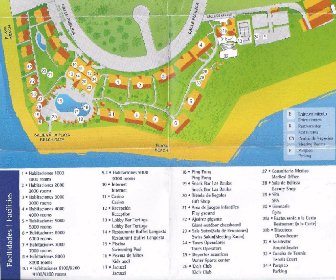 Resort Map | Occidental Tamarindo | Costa Rica