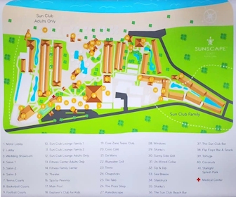 Sunscape Coco Punta Cana Resort Map Layout