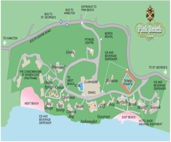 The Loren at Pink Beach Map Layout