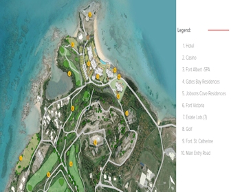 The St. Regis Bermuda Resort Map Layout